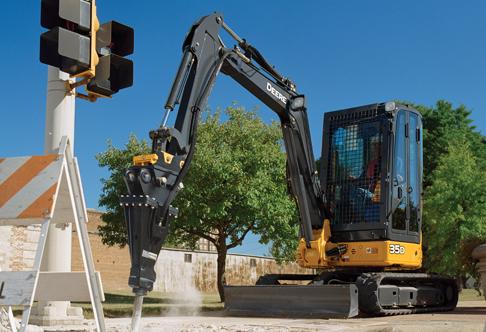 35D's high drawbar pull