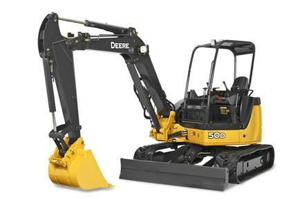 john deere 50d mini excavator rental langley