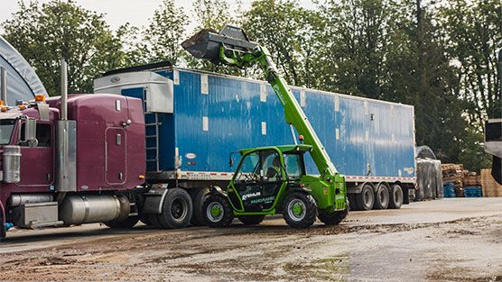 Crane and Boom Truck